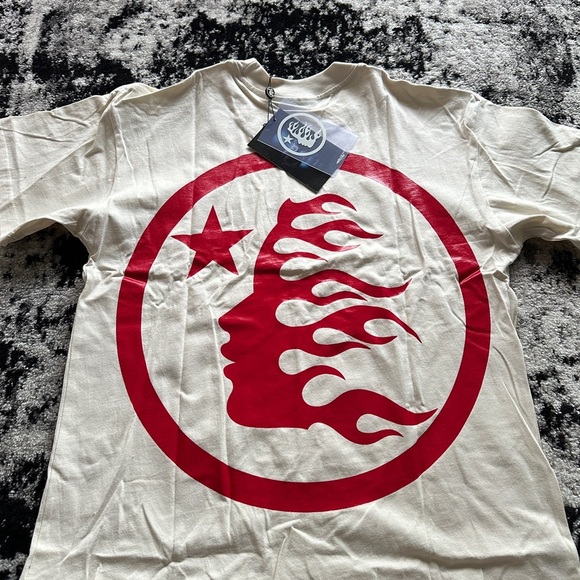 HELLSTAR SPIRTS LOGO GEL 10 WHITE AND RED - Picture 5 of 7